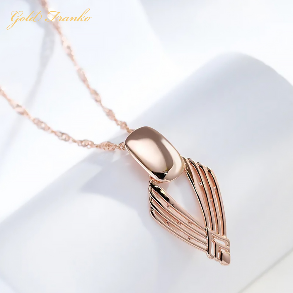 Naszyjnik NG06 585RG Gold Franko - obrazek 2