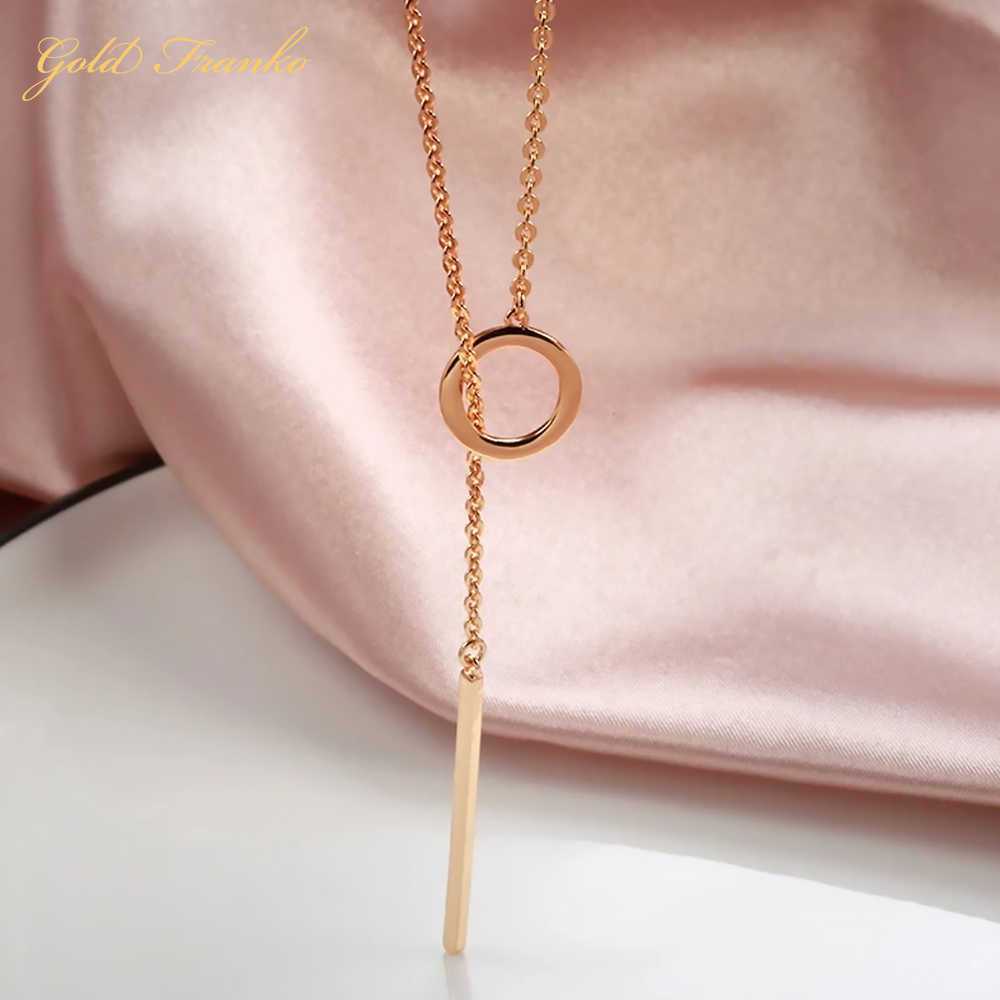 Naszyjnik NG11 585RG Gold Franko - obrazek 2