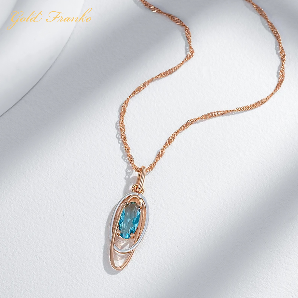 Naszyjnik NG12 585RG Gold Franko - obrazek 3