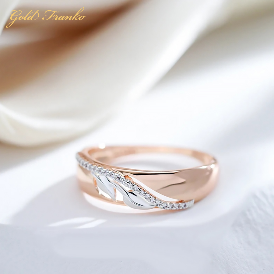 Pierścionek PG09 585RG Gold Franko - obrazek 2