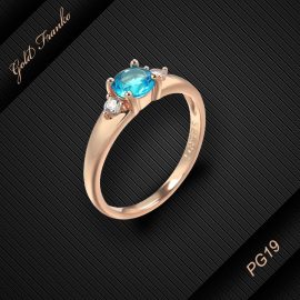 Pierścionek PG19 585RG Gold Franko