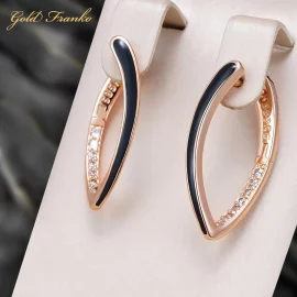 Kolczyki GF101 585RG Gold Franko