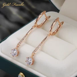 Kolczyki GF103 585RG Gold Franko