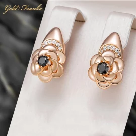 Kolczyki GF104 585RG Gold Franko