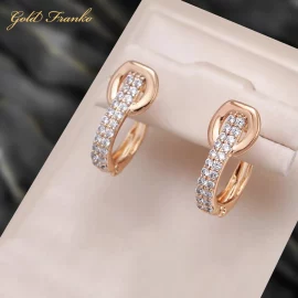 Kolczyki GF106 585RG Gold Franko