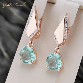 Kolczyki GF91 585RG Gold Franko