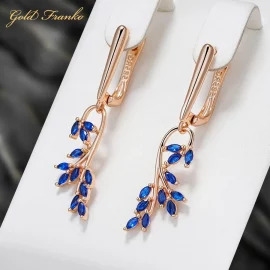 Kolczyki GF93 585RG Gold Franko