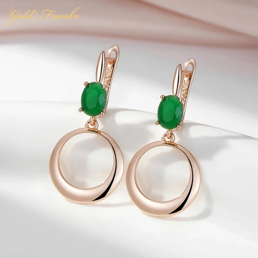 Kolczyki GF94 585RG Gold Franko - obrazek 3