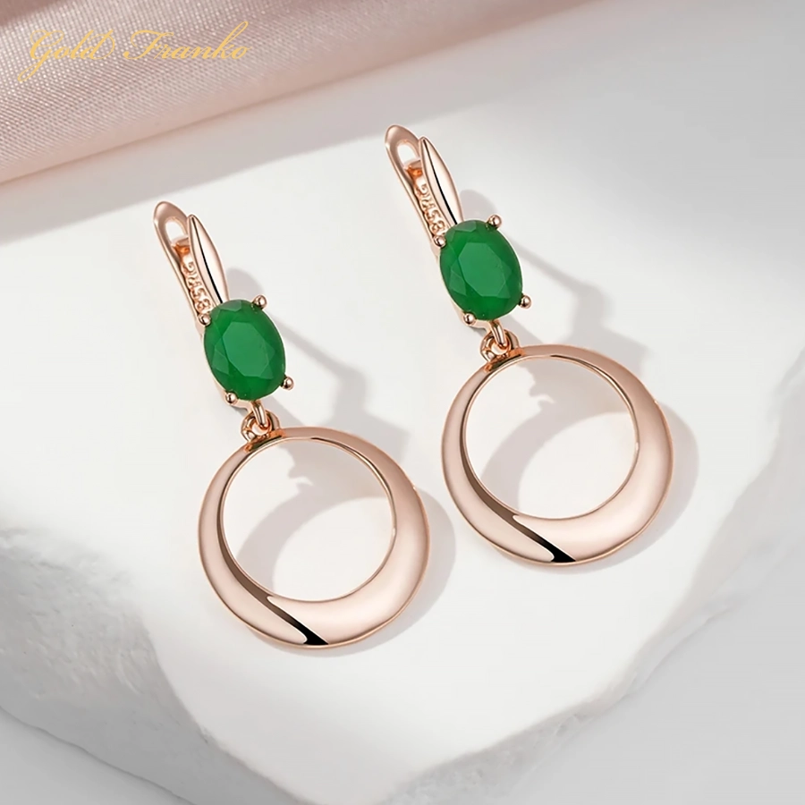 Kolczyki GF94 585RG Gold Franko - obrazek 4