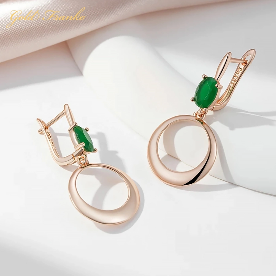 Kolczyki GF94 585RG Gold Franko - obrazek 2