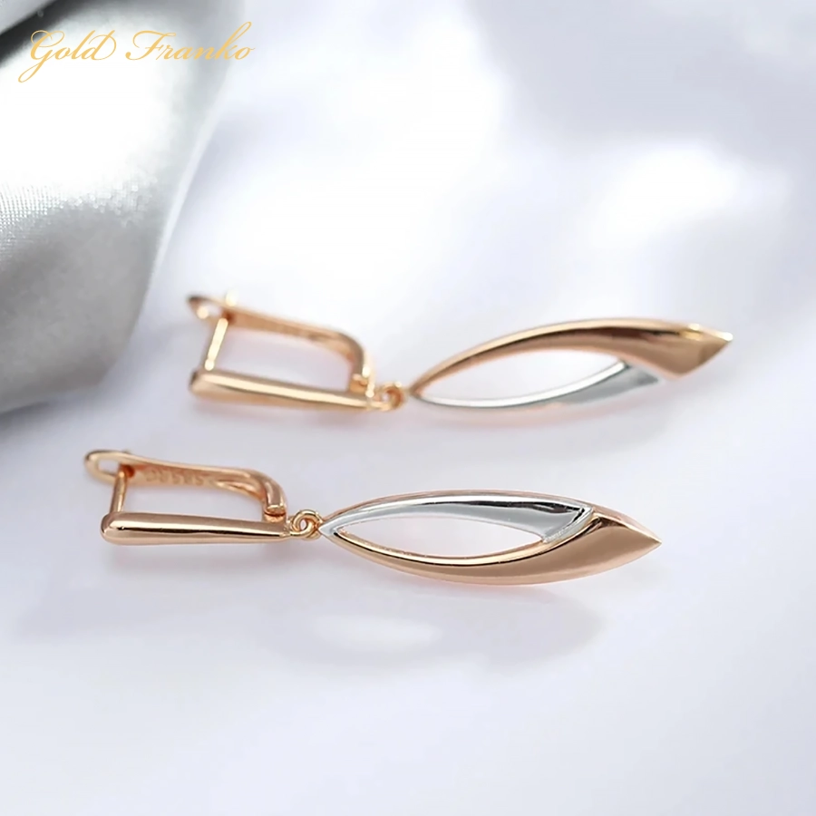 Kolczyki GF95 585RG Gold Franko - obrazek 2