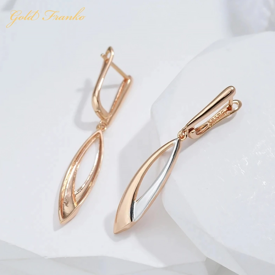 Kolczyki GF95 585RG Gold Franko - obrazek 3