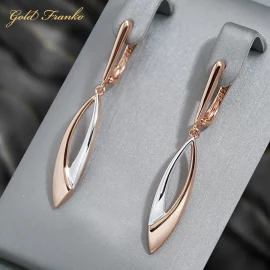 Kolczyki GF95 585RG Gold Franko