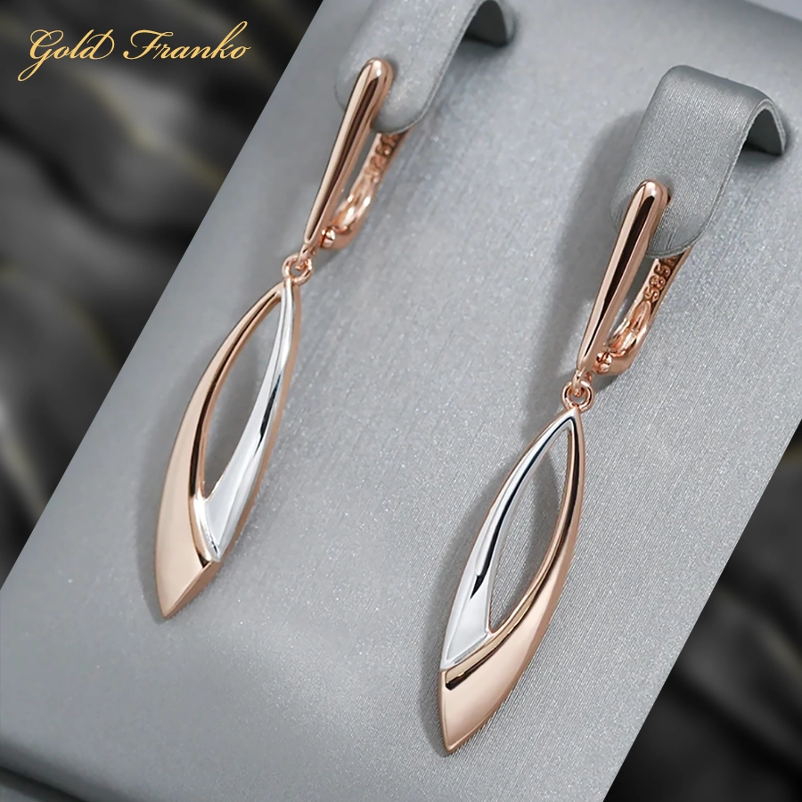 Kolczyki GF95 585RG Gold Franko