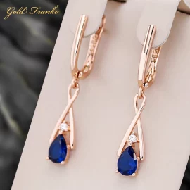 Kolczyki GF97 585RG Gold Franko