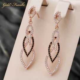 Kolczyki GF98 585RG Gold Franko