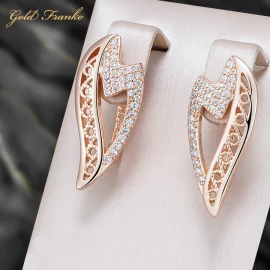 Kolczyki GF99 585RG Gold Franko