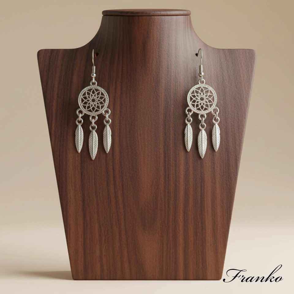 Kolczyki K48 próba sr. 925 cyrkonie