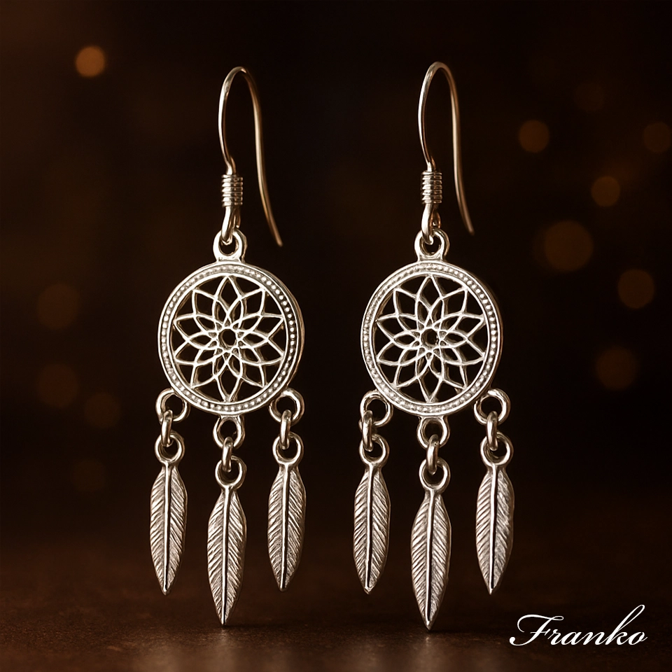 Kolczyki K48 próba sr. 925 cyrkonie - obrazek 2