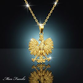 Naszyjnik M04G 316L Godło - Man Franko