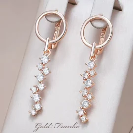 Kolczyki GF109 585RG Gold Franko