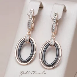 Kolczyki GF123 585RG Gold Franko