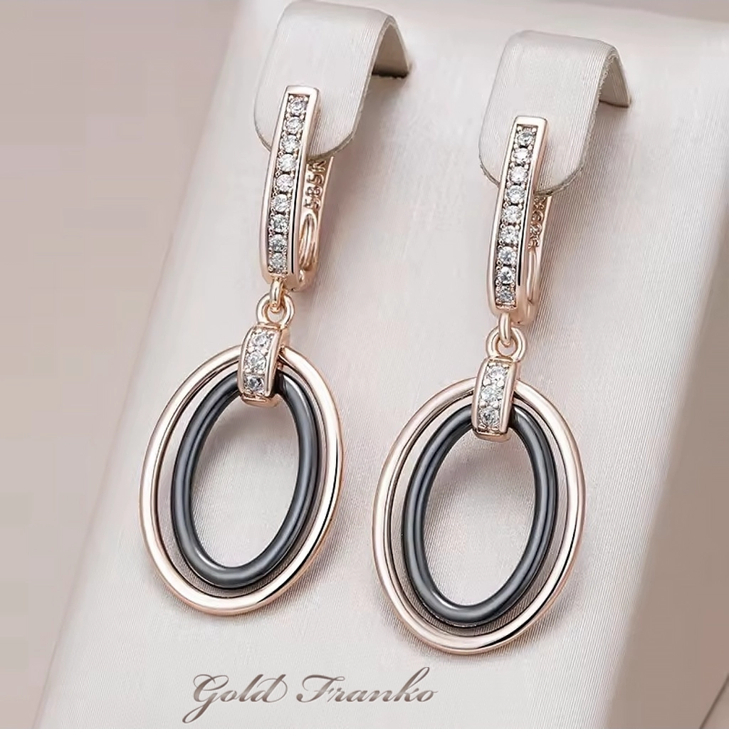 Kolczyki GF123 585RG Gold Franko