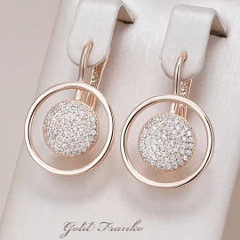 Kolczyki GF124 585RG Gold Franko