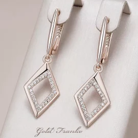 Kolczyki GF130 585RG Gold Franko