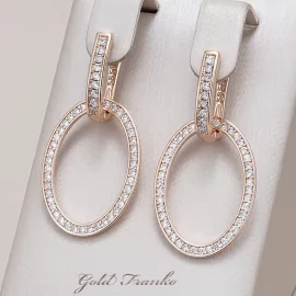 Kolczyki GF133 585RG Gold Franko