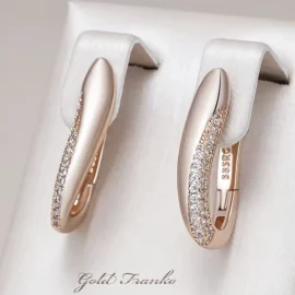 Kolczyki GF136 585RG Gold Franko