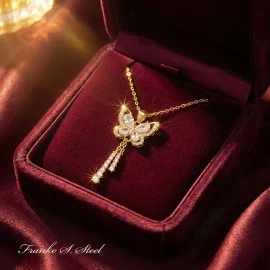 Naszyjnik złoty NSN03 Stal Chirurgiczna 316L