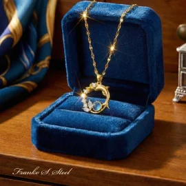 Naszyjnik złoty NSN05 Stal Chirurgiczna 316L