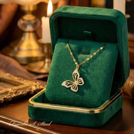 Naszyjnik złoty NSN07 Stal Chirurgiczna 316L