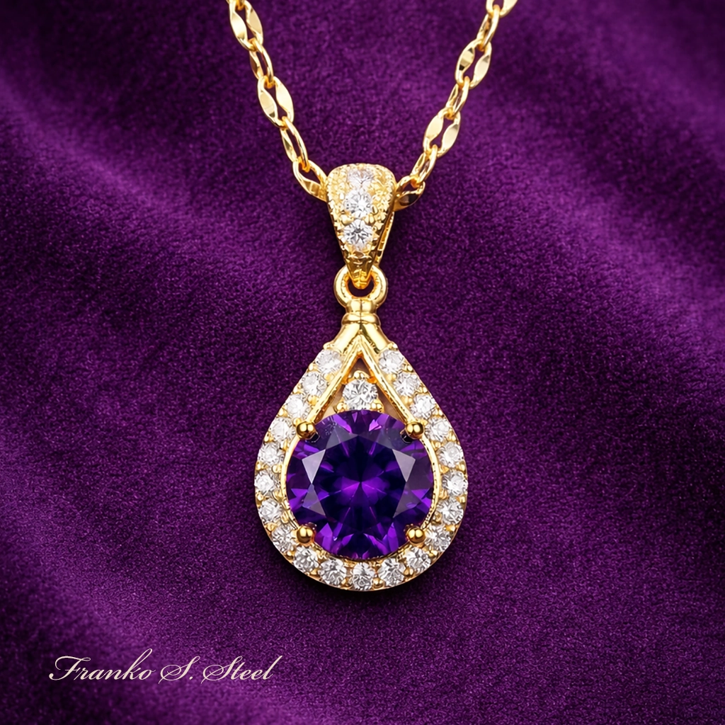 Naszyjnik złoty NSN10 Stal Chirurgiczna 316L - obrazek 2