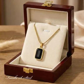 Naszyjnik złoty NSN14 Stal Chirurgiczna 316L